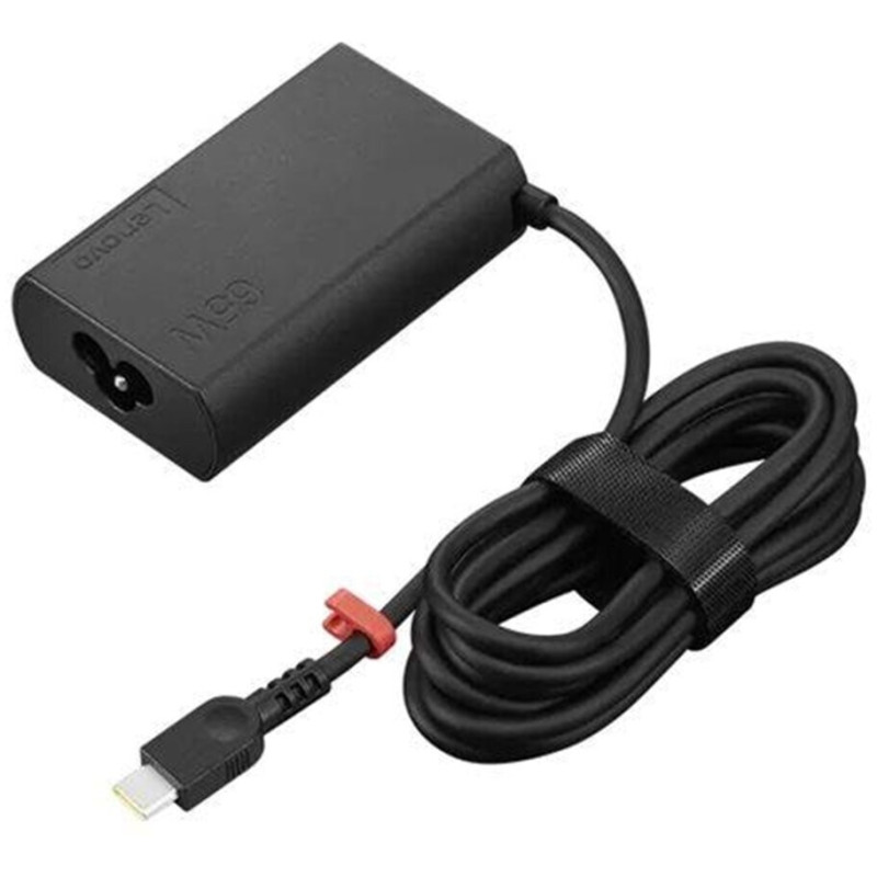 Chargeur adaptateur Slim GaN USB-C Lenovo 65 W - 4X21R04793 Chargeur adaptateur Slim GaN USB-C Lenovo 65 W - 4X21R04793