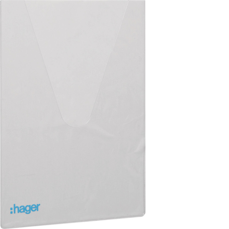 Pochette, support documents souple pour intérieur porte vega D univers quadro - Hager - FZ794