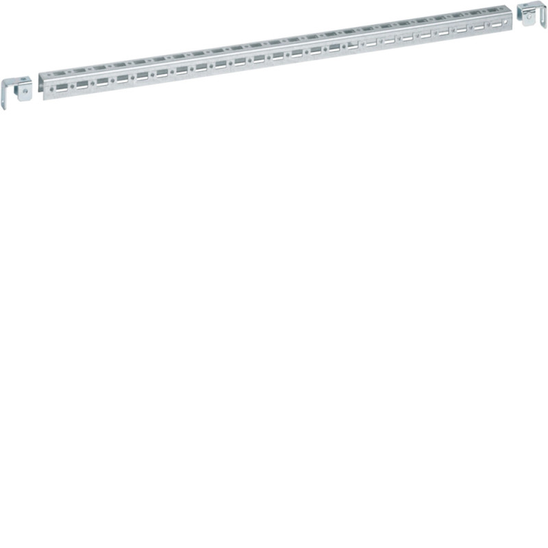 Traverse perforée Quadro+ métal zingué h 25mm pour cellule 700mm - Hager - FN864E