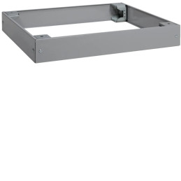 Socle quadro evo H100 pour cellule P600xL450mm Gris poussière - Hager - FN440E