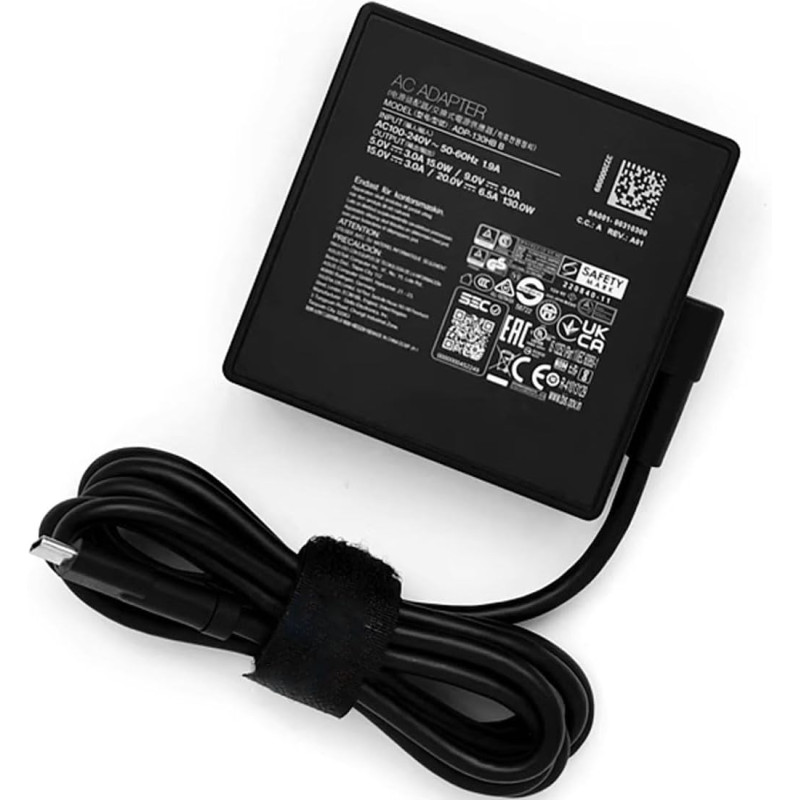 Chargeur adaptateur USB-C ASUS 130 W Chargeur adaptateur USB-C ASUS 130 W