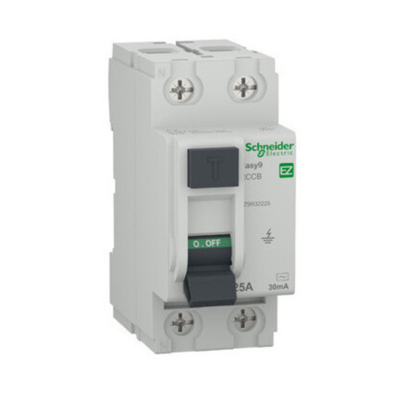Interrupteur Différentiel Easy9 RCCB XP 2P 25A, 30mA Schneider Electric - EZ9R32225
