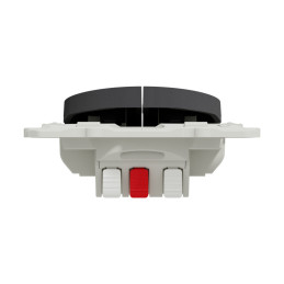 Interrupteur double va-et-vient anthracite et plaque de finition Odace Schneider Electric - S540214