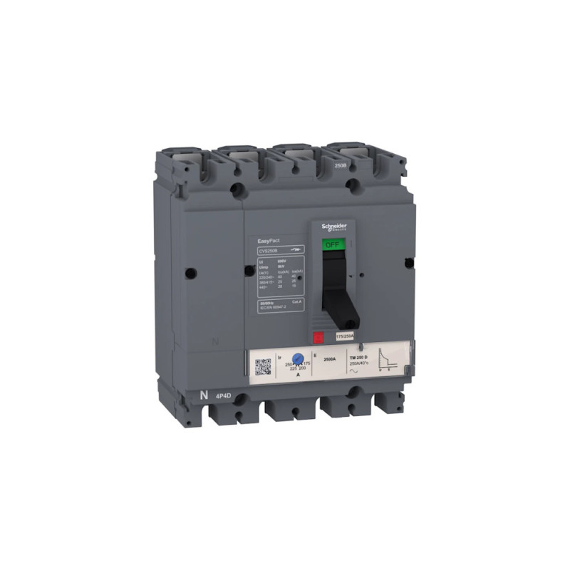 Disjoncteur CVS100B TM100D 4P4D EasyPact CVS Schneider Electric - LV510327