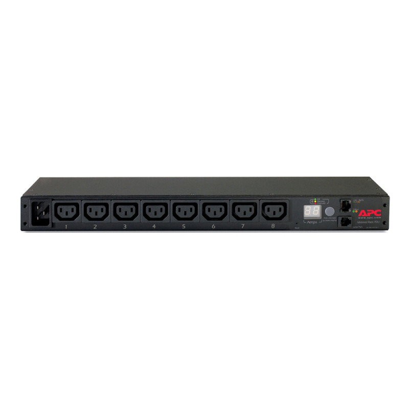 Porte fusibles modulaire en rack mesuré 8 Sorties 1U 16A 208/230V, C13 TeSys DF Schneider Electric - AP7821