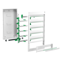 Coffret plastique saillie 6 rangées 24 modules - sans porte PrismaSeT XS Schneider Electric - LVSXT624