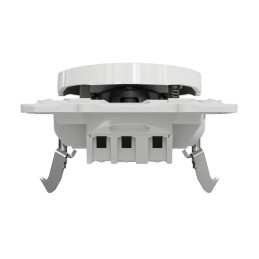 Interrupteur bouton poussoir lumineux - blanc - 10A - à griffes Odace Schneider Electric - voyant LED bleu 0,15mA - S525276
