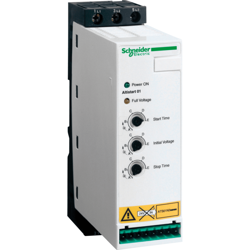Démarreur ralentisseur progressif - 22A – 380V à 415V Altistart 01 Schneider Electric - ATS01N222QN