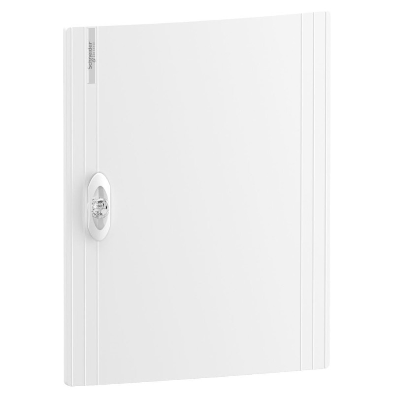 Porte pleine RAL9003 pour coffret saillie 4 rangées 24 modules PrismaSeT XS Schneider Electric - LVSXDP424
