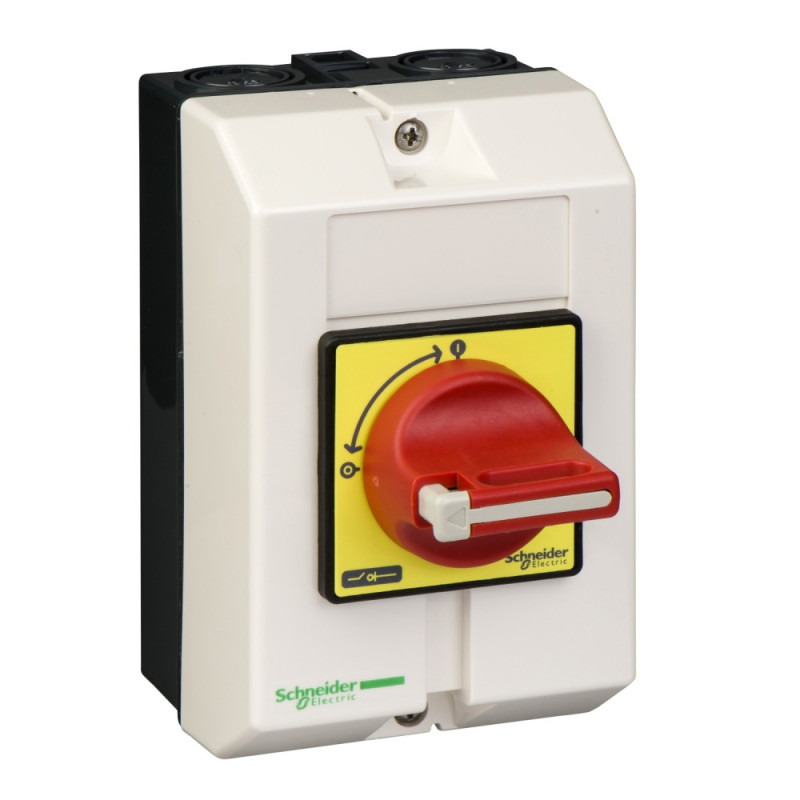 Interrupteur - sectionneur en coffret - 3P - 10A TeSys Vario VCF Schneider Electric - VCF02GE