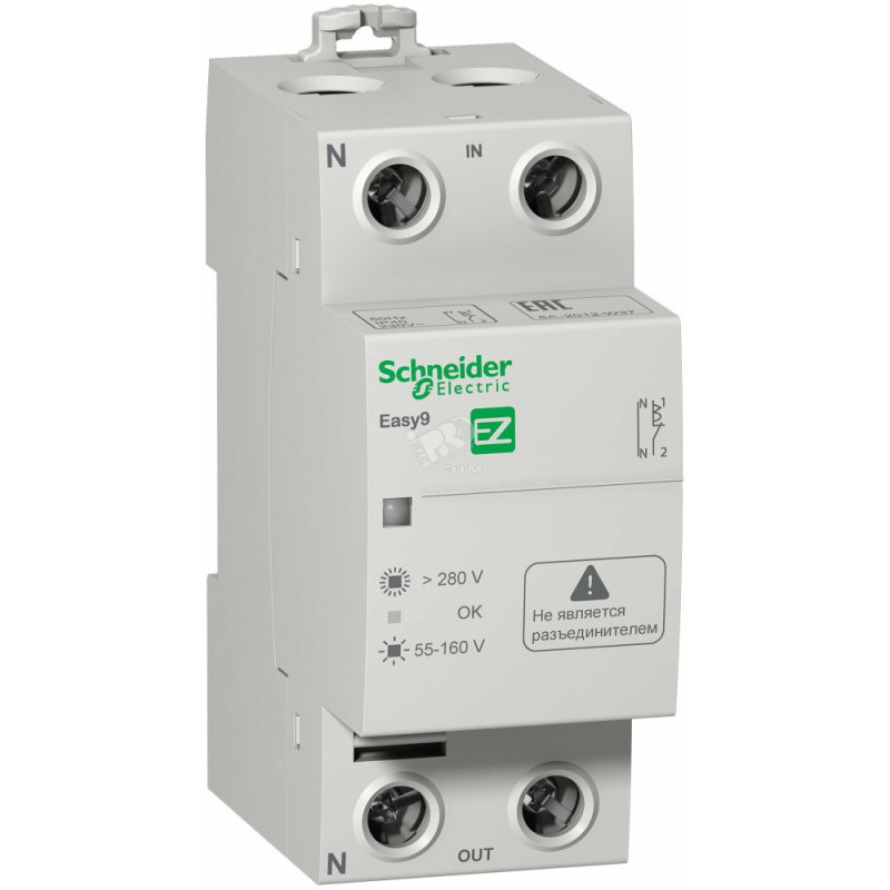 Relais De Tension Auto 2P 63A 230V Schneider Electric - EZ9C1263