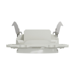 Prise TV - blanc - griffes montées avec plaque de finition Odace Schneider Electric - S525445