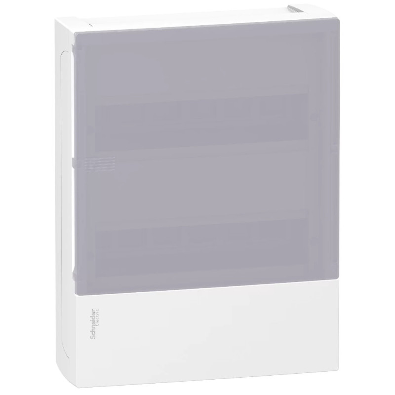 Coffret en saillie - 2x12 modules - porte translucide - Pragma - mini boîtier Schneider Electric - MIP11212T