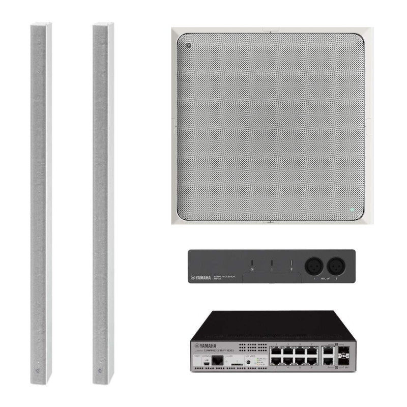 Yamaha Adecia - kit audioconférence avec micro de plafond et haut-parleurs