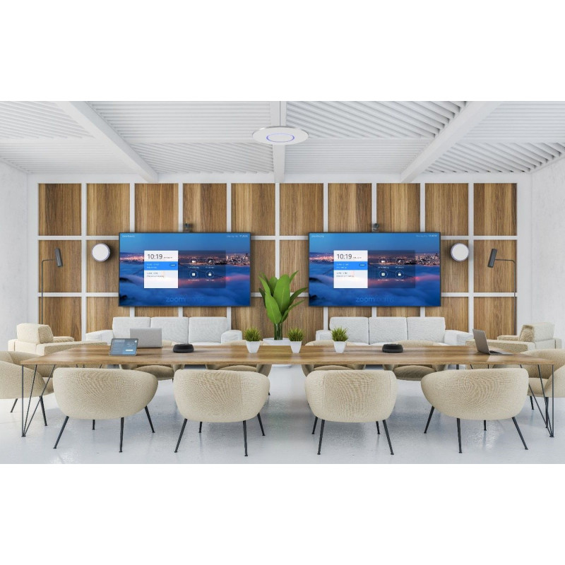 Kit audio conférence hauts parleurs et micros plafond Shure Stem