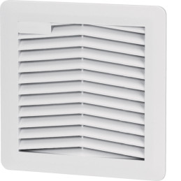 Grille de ventilation quadro+ IP54 h 250mm l 250mm p 31mm - Hager - FL224Z