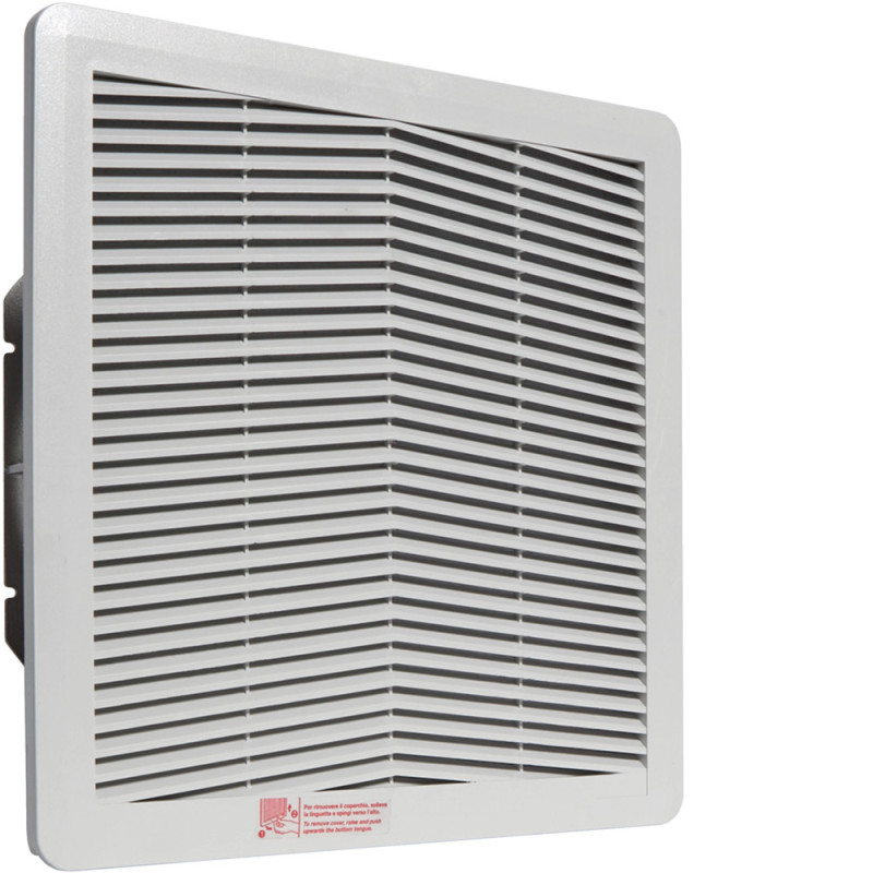 Ventilateur IP54 230VAC 520m3/h h 325mm l 325mm RAL 7035 - Hager - FL216Z