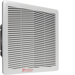Ventilateur IP54 230VAC 190m3/h h 250mm l 250mm RAL 7035 - Hager - FL214Z