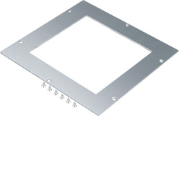 Cadre de montage l200mm x L200mm épais 4mm pour boîte de jonction acier 290 mm - Hager - UDM2200Q06