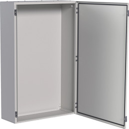 Coffret métallique porte pleine orion plus IP65 IK10 800x600x300mm Gris clair - Hager - FL124A