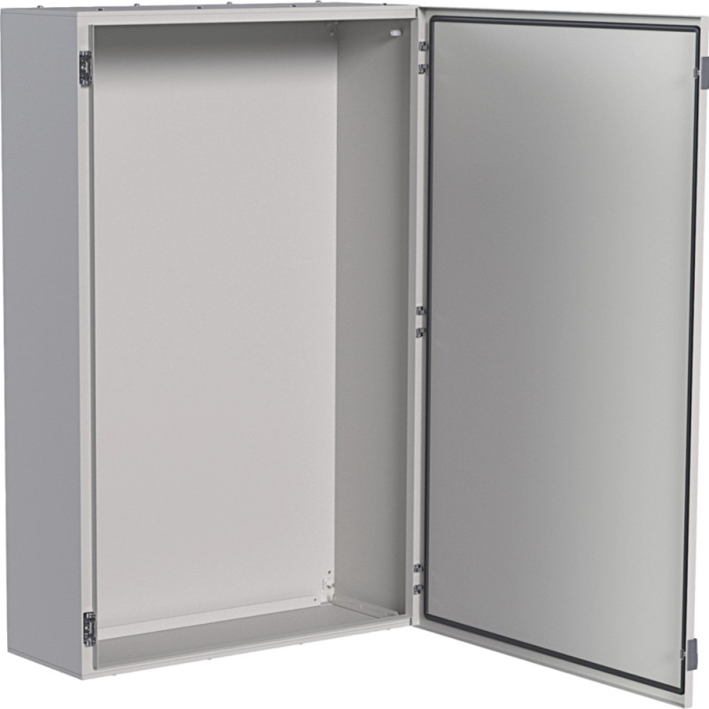 Coffret métallique porte pleine orion plus IP65 IK10 800x600x300mm Gris clair - Hager - FL124A