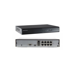 Enregistreur vidéo mini NVR 1U 8 canaux 8 PoE Hikvision - DS-7108NI-Q1/8P/M