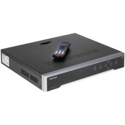 Enregistreur vidéo mini NVR 4K 32 canaux 1,5U 16 PoE Hikvision - DS-7732NI-K4/16P