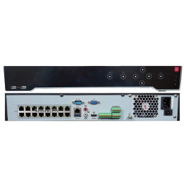Enregistreur vidéo mini NVR 4K 32 canaux 1,5U 16 PoE Hikvision - DS-7732NI-K4/16P