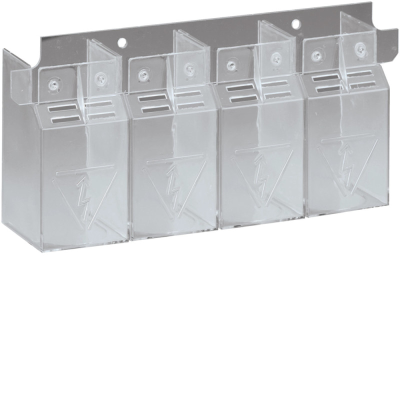 Capot cache borne 4P interrupteur 200 à 400A pour interrupteur HAxxx - Hager - HZC204