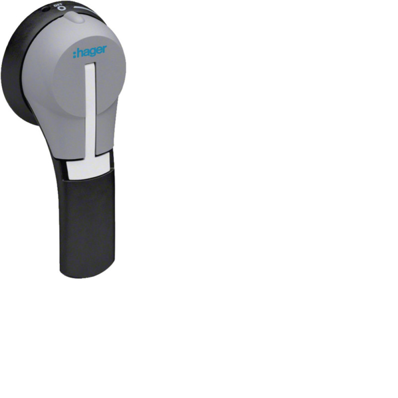 Commande débrochable sur porte pour interrupteurs 800-1600A verrouillable - Hager - HZC003