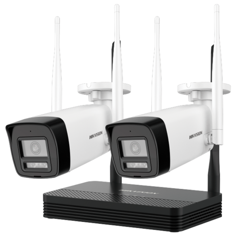 Caméras IP en Kit NVS WiFi à deux modules 4MP H.265 Hikvision - NKS424W0H
