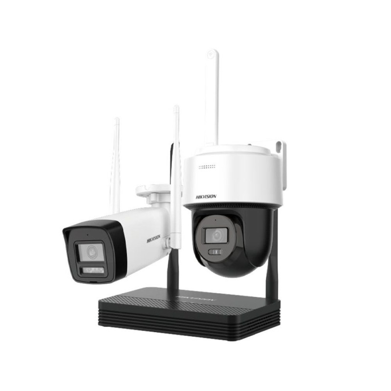 Caméras - enregistreur vidéo Kit NVS WiFi PTDome 4MP H.265 Hikvision - NKS424W03H