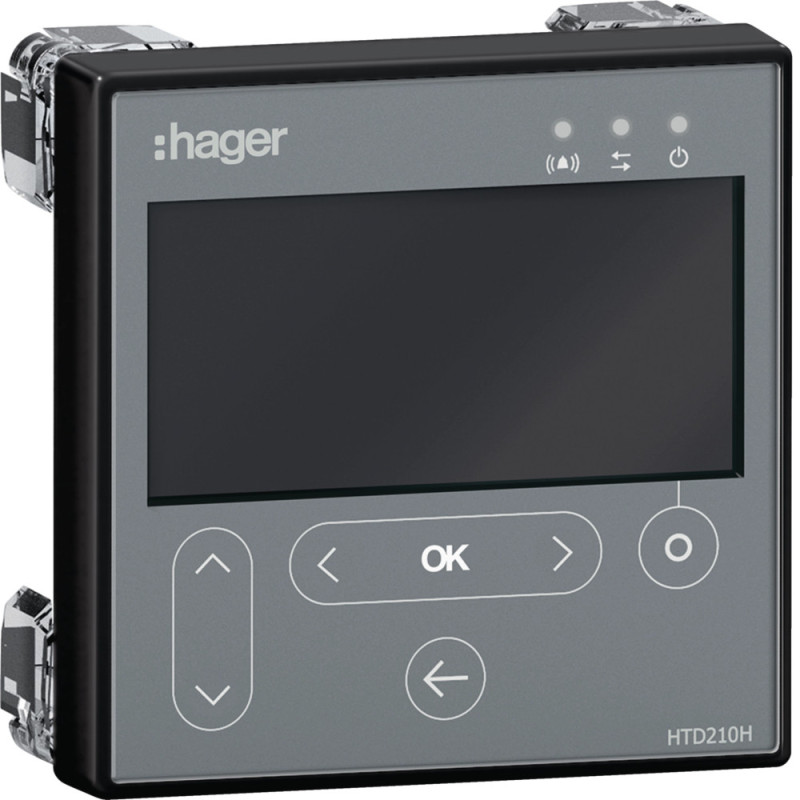 Afficheur pour disj. Energy h3+ et hw+ - Hager - HTD210H Afficheur pour disj. Energy h3+ et hw+ - Hager - HTD210H