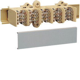 Bloc de jonction 125A 5P 2X25 + 4X16 + couvercle de protection - Hager - K025