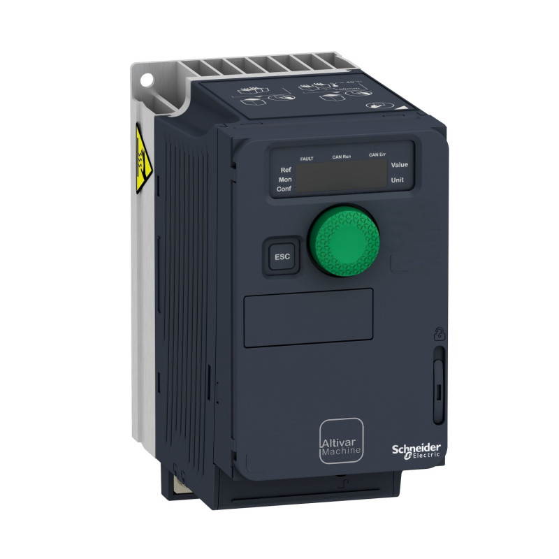 Variateur de vitesse - 0,37kW - 200/240V mono - compact - CEM - IP20 Altivar Machine Schneider Electric - ATV320U04M2C