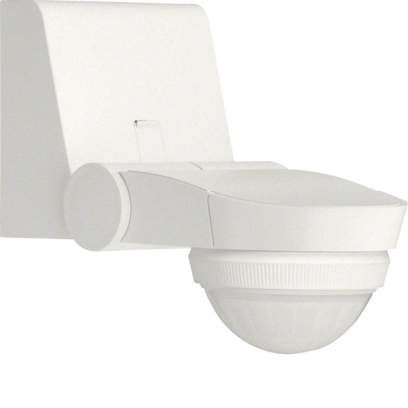 Détecteur de mouvement AP Hager 360° contact fermeture 230V montage mur blanc - Hager - EE840