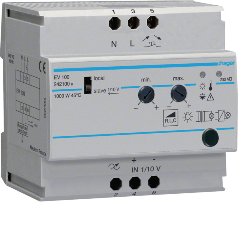 Télévariateur universel 1000W - Hager - EV100