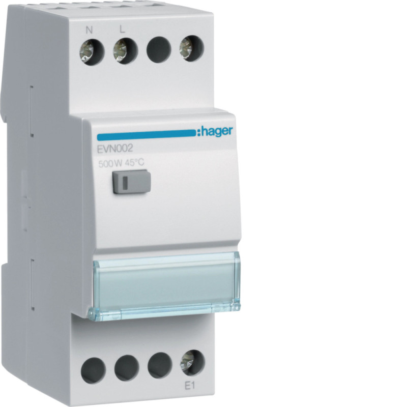 Télévariateur universel 2 modules 500W - Hager - EVN002