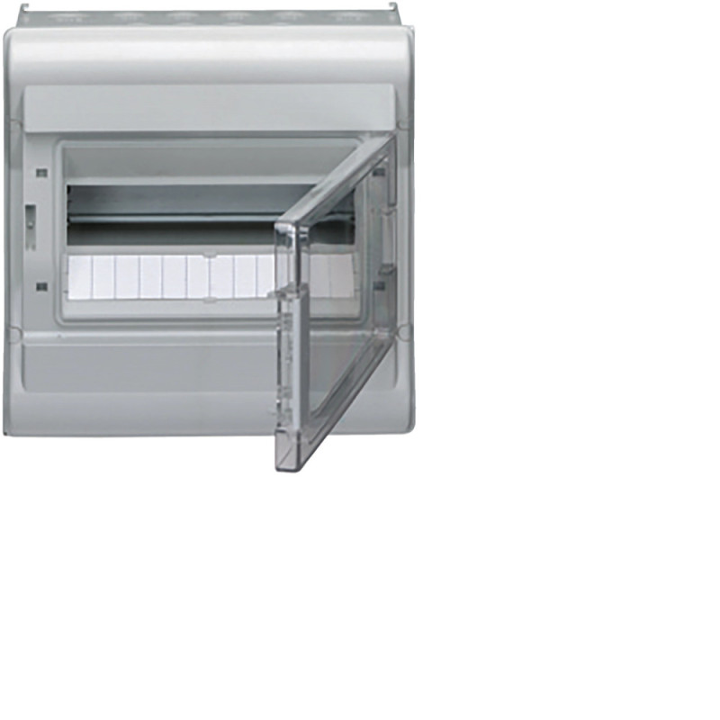 Coffret de distribution étanche vector IP55, 1 rangée 18 modules 302x418x151mm - Hager - VE118F