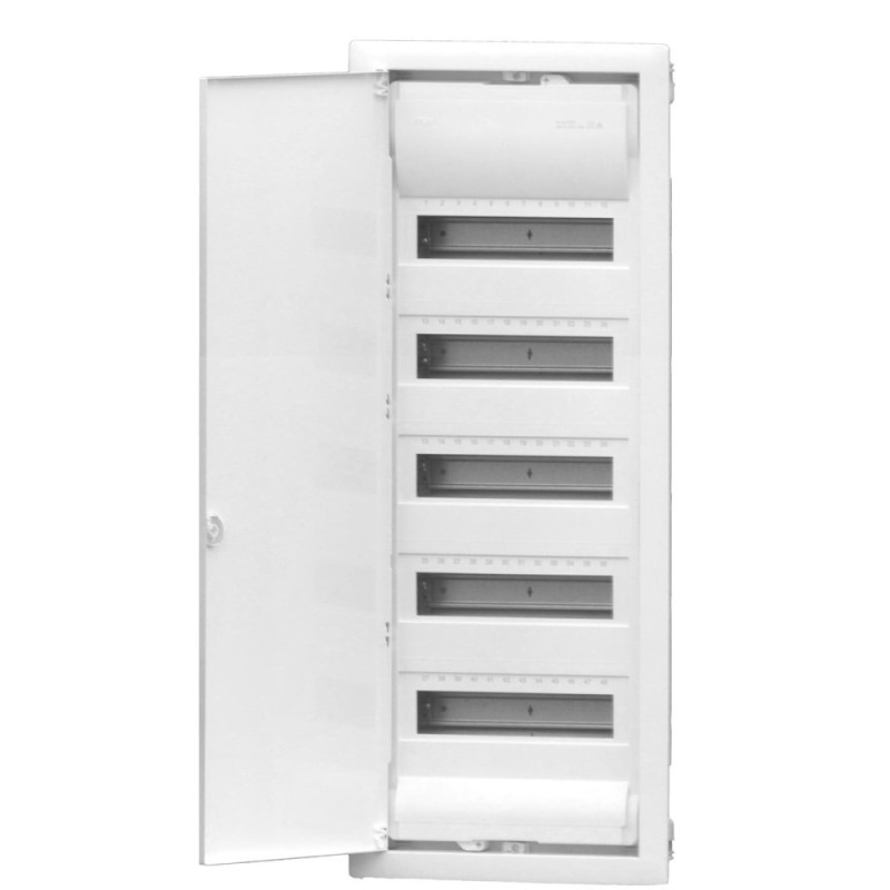 Coffret de distribution encastré volta, 4 rangées 48 modules 755,50x348x98mm - Hager - VU48ND