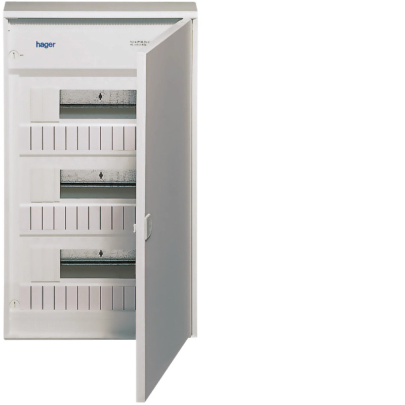 Coffret de distribution volta, 1 rangées 12 modules 245x305x96,50mm - Hager - VA12D