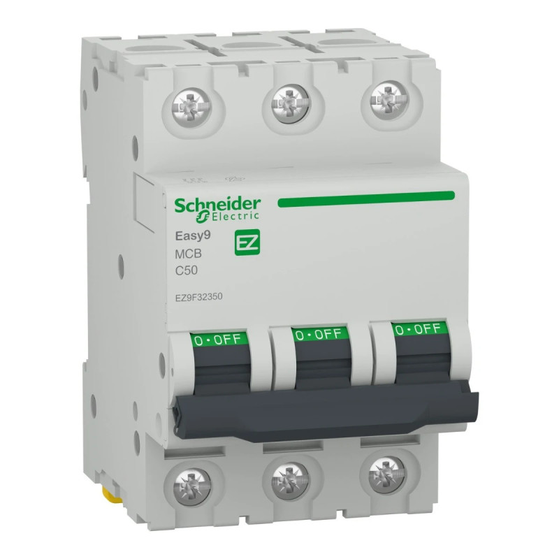 Disjoncteur miniature (MCB), 3P, 25 A, courbe C, 4 500 A (IEC/EN 60898-1) Easy9 Schneider Electric - EZ9F32325 Disjoncteur miniature (MCB), 3P, 25 A, courbe C, 4 500 A (IEC/EN 60898-1) Easy9 Schneider Electric - EZ9F32325