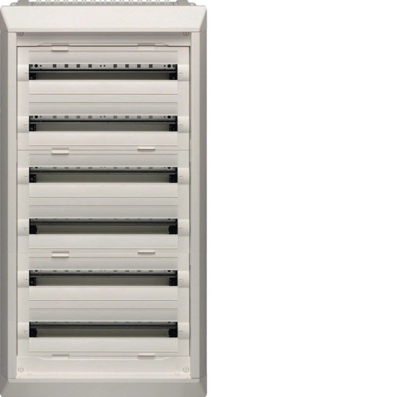 Coffret, NewVegaD, 1137x550x150mm, encastré 6 rangées, 144 modules - Hager - FU62DN