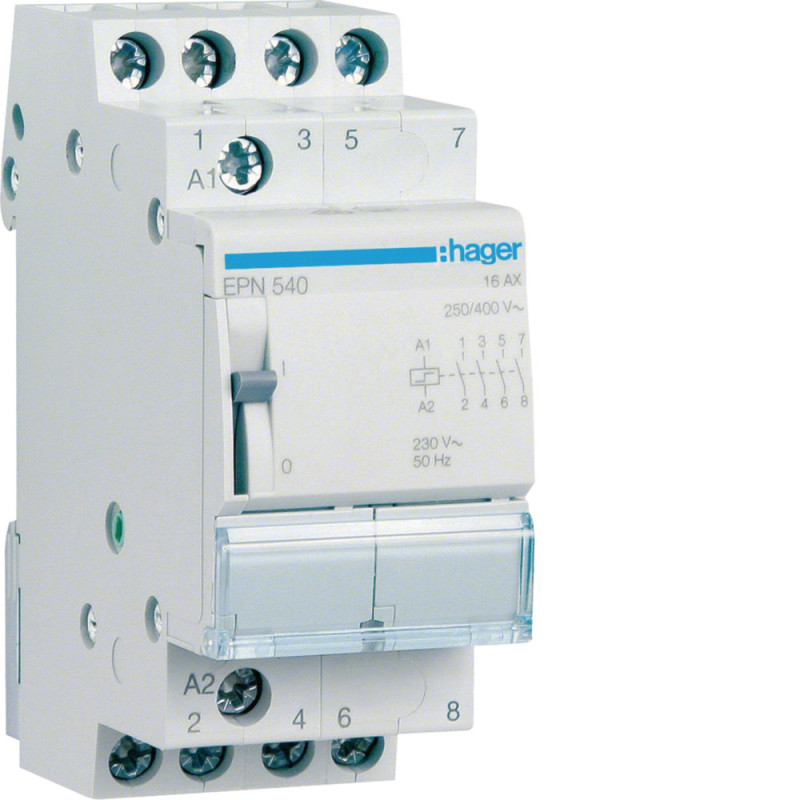 Télérupteur 4F 230V - Hager - EPN540