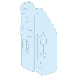 Adaptateur support bridage câble-enveloppes 33-36M-Lot de 2 PrismaSeT G Schneider Electric - LVS08866