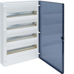 Coffret saillie 72 M porte transparent - Hager - VS418TF