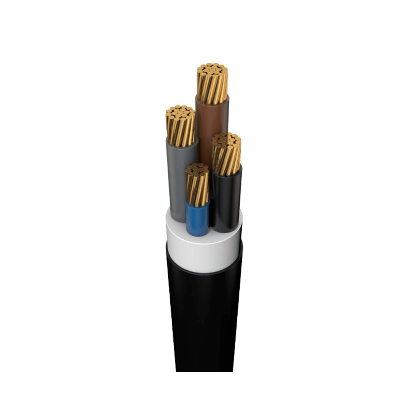 Câble Electrique Rigide R2V - RO2V - HG1000 - U-1000 R2V 3G50+35mm² B/N/M/B - Plasticable