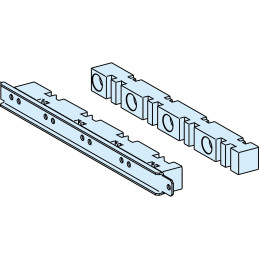 Support fixe - JdB vertical latéral - LGYE ou BS 5/10 mm PrismaSeT P Schneider Electric - LVS04661