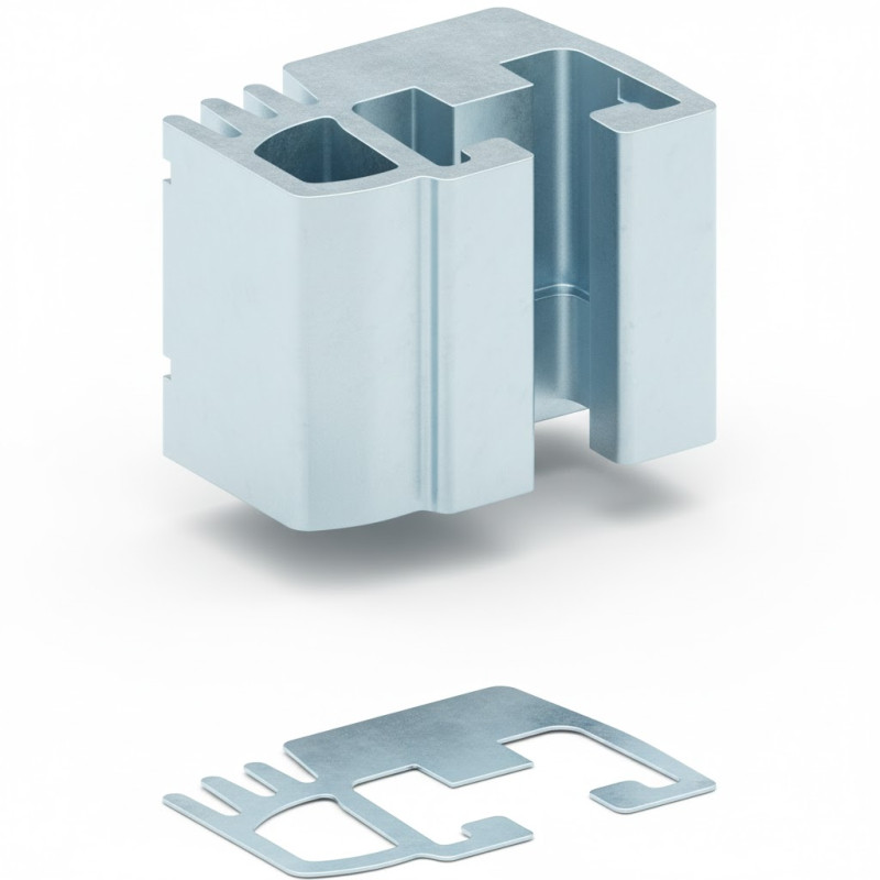 Profilé pour jeu de barres vertical - 1250A - L 1670mm, Linergy LGY Schneider Electric - LVS04505