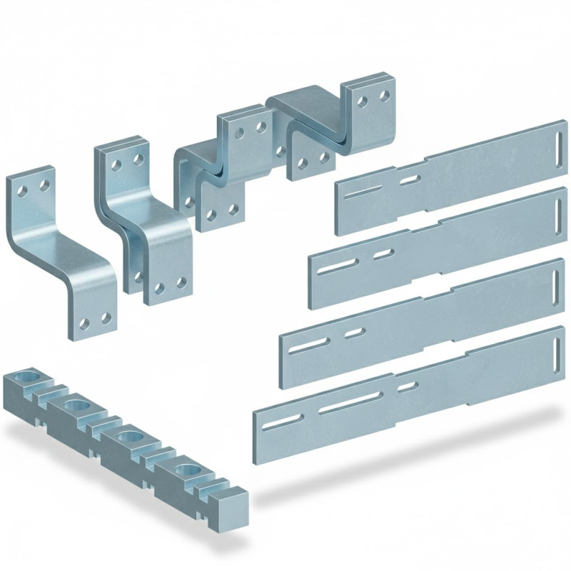 Liaison aval JdB.V - MTZ1/16 - fixe - 4P PrismaSeT P Schneider Electric - LVS04490